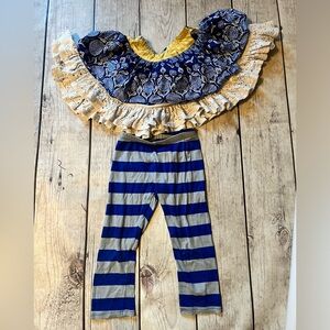 Persnickety girls size 4 skirt and leggings